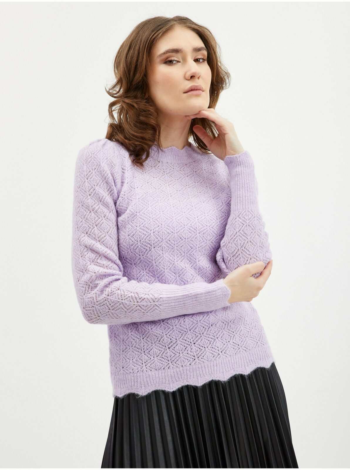 Orsay Světle fialový dámský svetr s