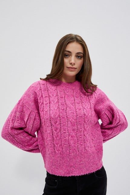 Kabelem pletený svetr